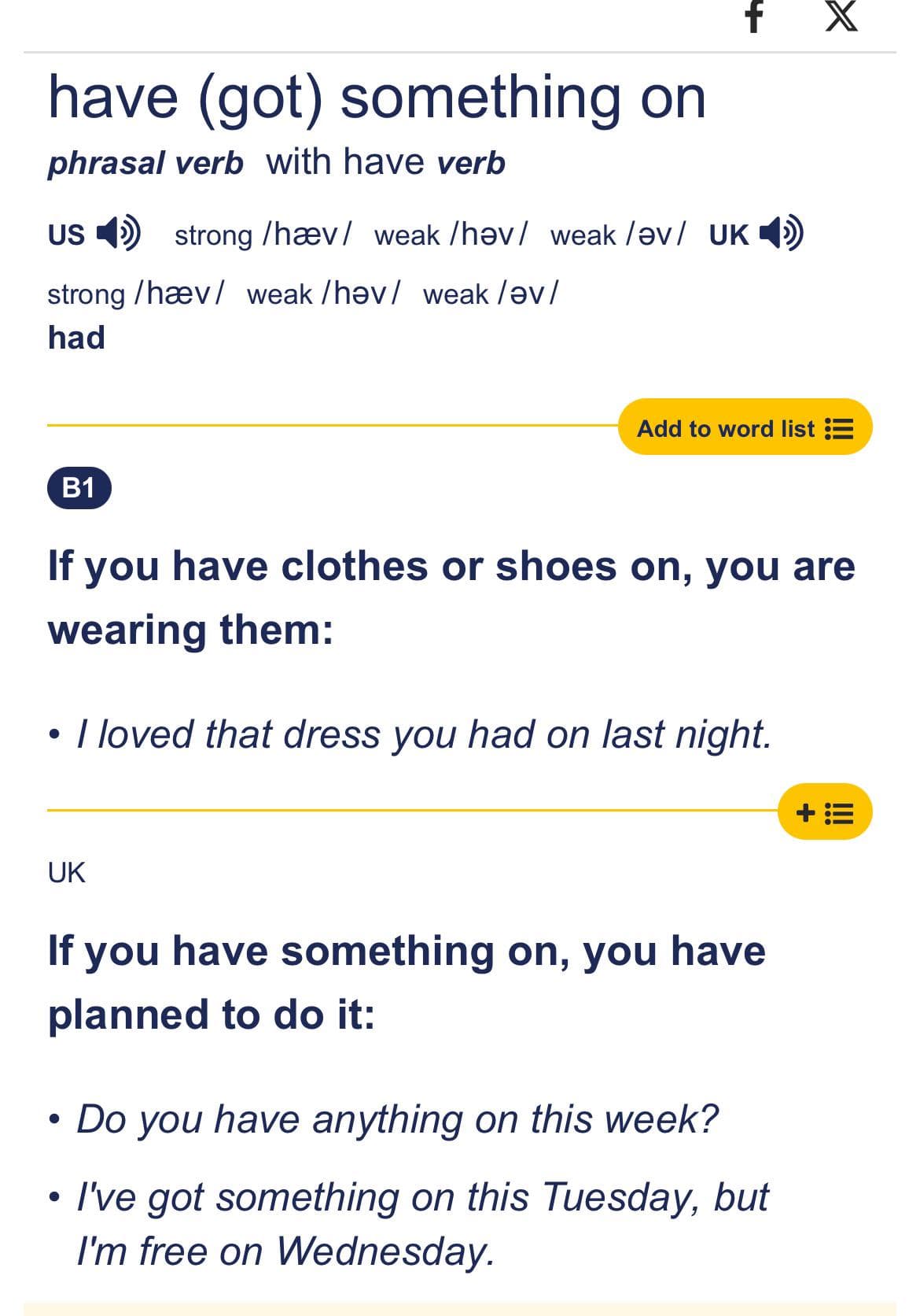 Is the second usage understood or used in the US and Canada? I just heard it on a British drama. “How are you fixed for tonight?” “I’ve got something on.”